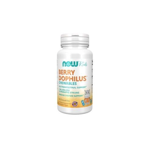Now Foods BerryDophilus Kids 2 Billion 10 Strains 60 Chewables - 2936 - 2 Pack