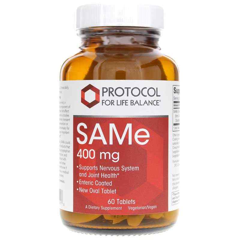 Protocol For Life Balance SAMe 400mg 60 Tablets