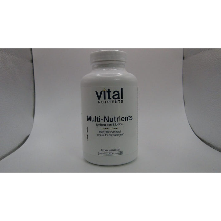 Vital Nutrients Multi-Nutrients 2 With Copper Without Iron 180 Capsules
