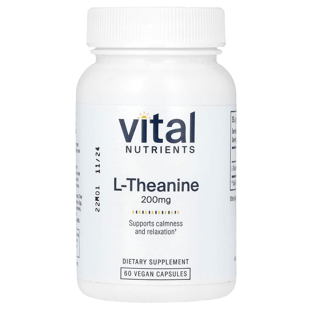 Vital Nutrients L-Theanine 200mg 60 Vcaps