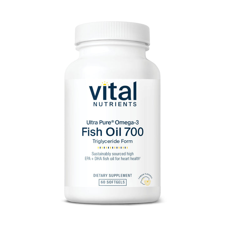Vital Nutrients Ultra Pure Fish Oil 700 60 Softgels