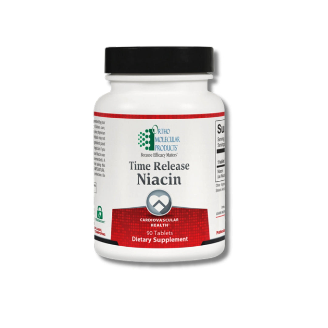 Ortho Molecular Time Release Niacin 90 Tablets
