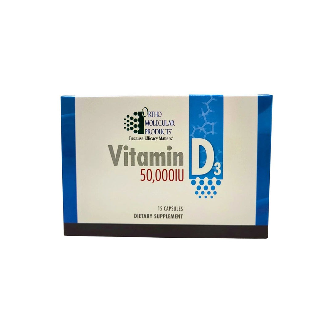Ortho Molecular Vitamin D3 50,000 IU 15 Capsules Blister Pack - 10 Packs