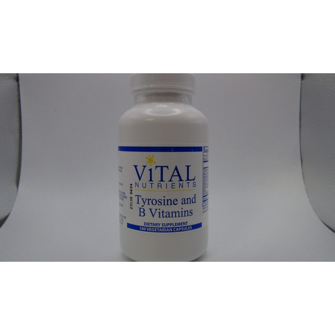Vital Nutrients Tyrosine and B-Vitamins 100 Capsules