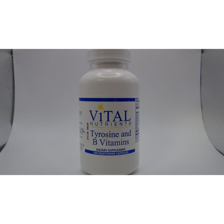 Vital Nutrients Tyrosine and B-Vitamins 100 Capsules