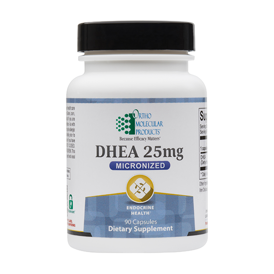 Ortho Molecular DHEA 25mg Micronized 90 Capsules