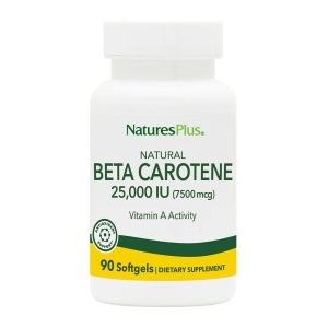 Vital Nutrients Beta Carotene Natural 25000IU 90 Softgels
