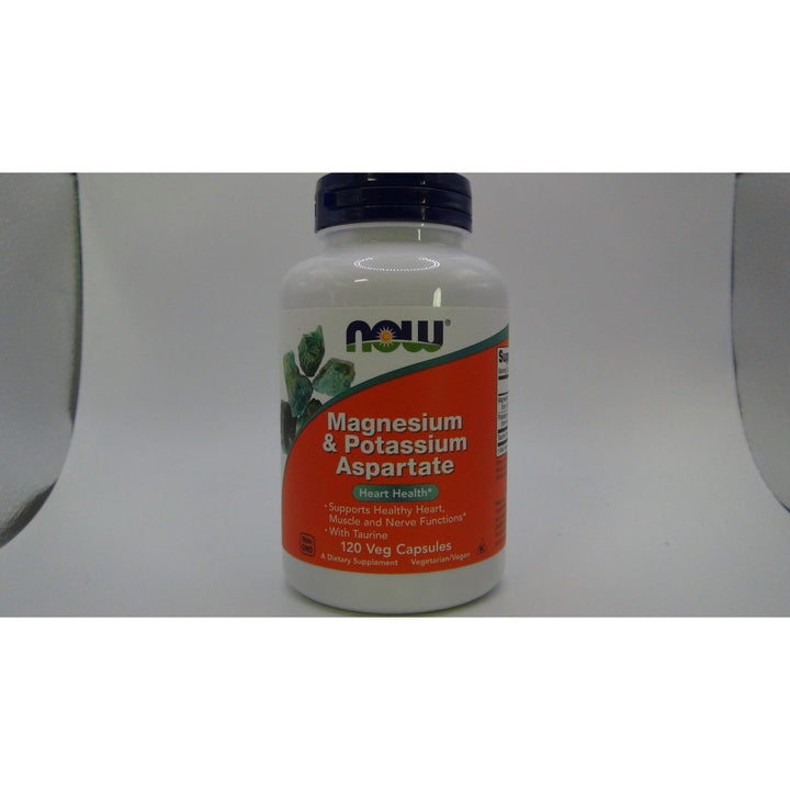 Now Foods Magnesium &amp; Potassium Aspartate 120 Vcaps - 1320