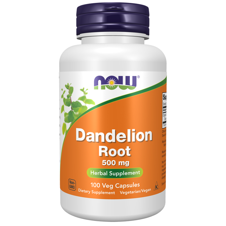 Now Foods Dandelion Root 500 mg 100 Vcaps - 4645 - 2 Pack