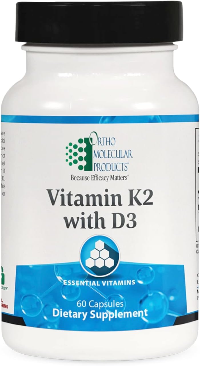 Ortho Molecular Vitamin K2 With D3 60 Capsules - 2 Pack