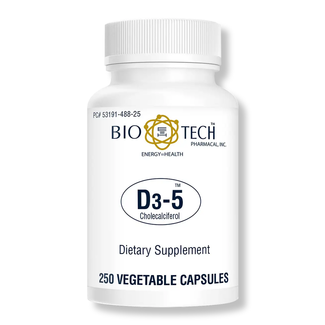 Biotech D3-5 5,000 IU Cholecalciferol 100 Capsules