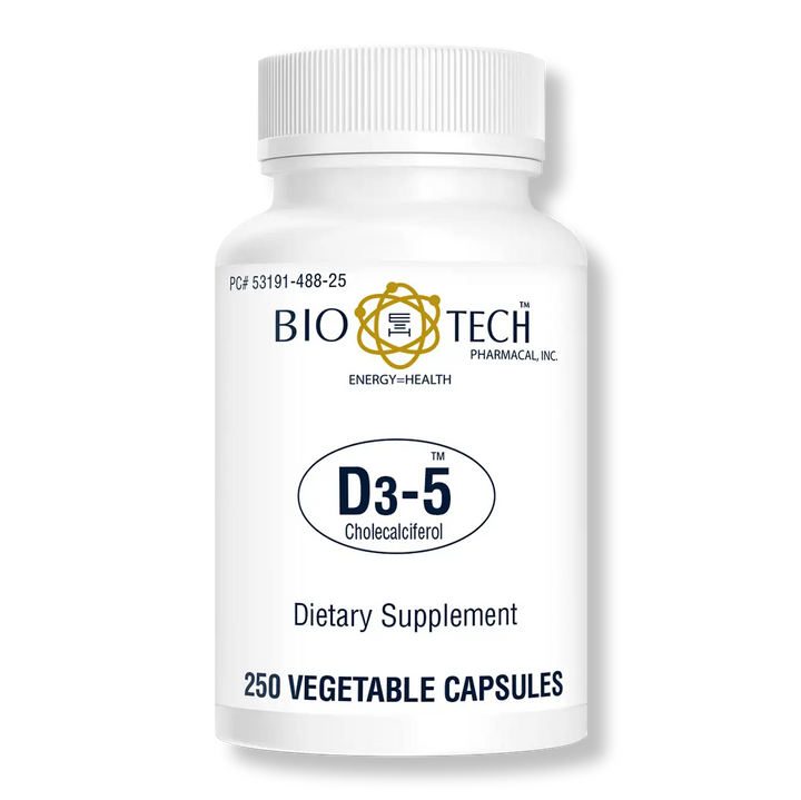 Biotech D3-5 5,000 IU Cholecalciferol 100 Capsules