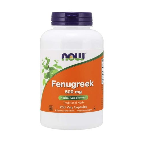 Now Foods Fenugreek 500 mg 250 Vcaps - 4678