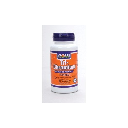Now Foods Tri-Chromium 500 mcg With Cinnamon 90 Vcaps - 1428