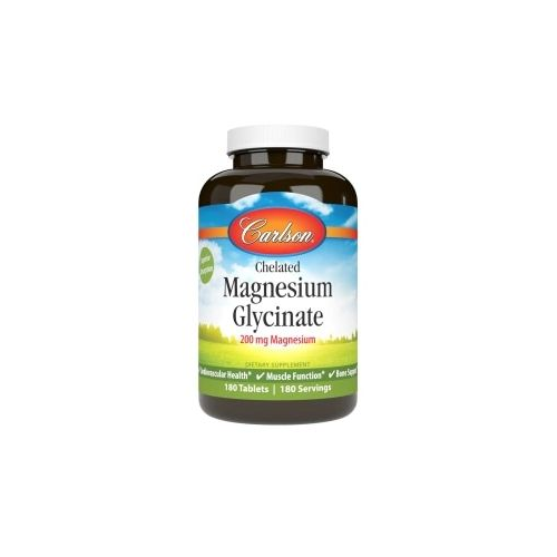 Carlson Labs Chelated Magnesium 180 Tablets