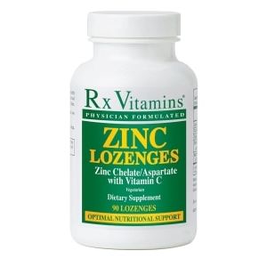Rx Vitamins Zinc Lozenges 15 mg 90 Count