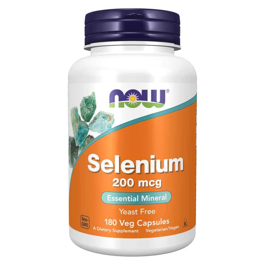Now Foods Selenium 200 mcg 180 Vcaps - 1486 - 2 Pack