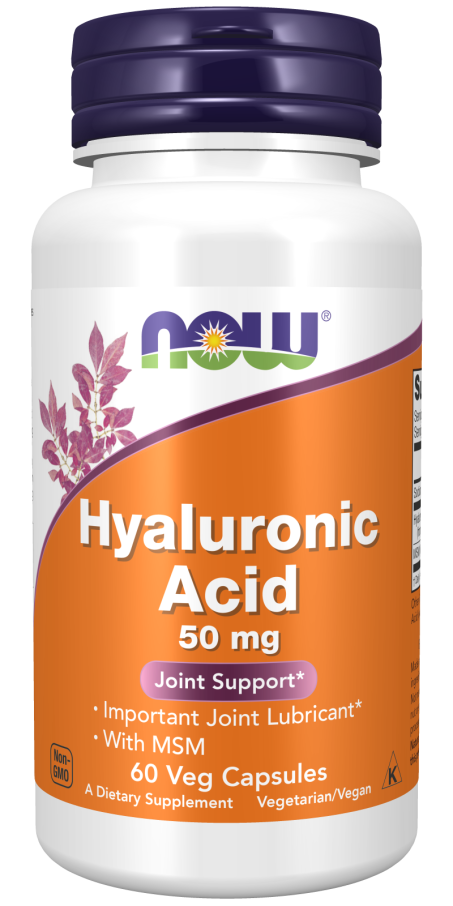 Now Foods Hyaluronic Acid with MSM 60 Vcaps - 3156