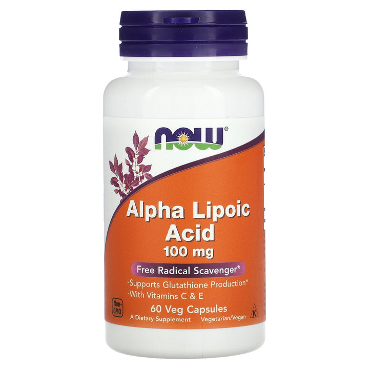 Now Foods Alpha Lipoic Acid 100 mg 60 Vcaps - 3040