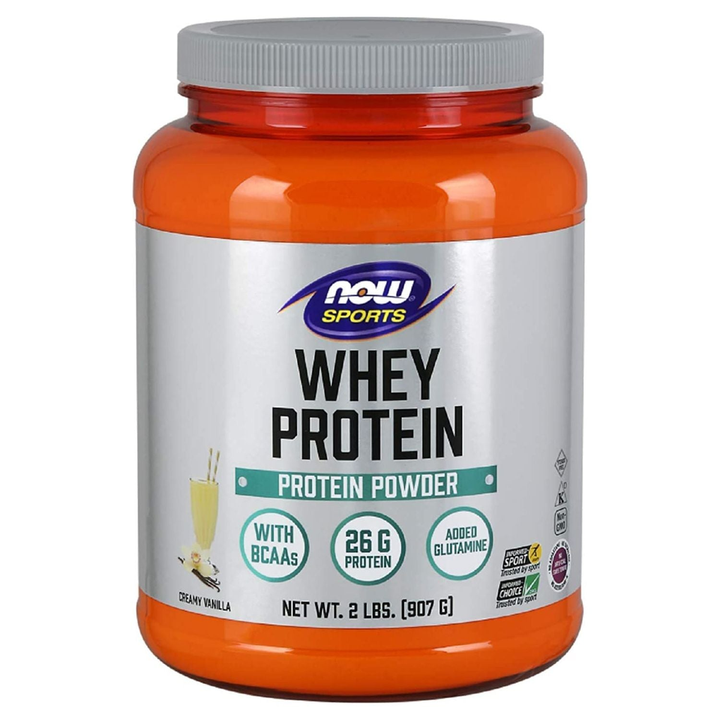 Now Sports Whey Protein, Creamy Vanilla Powder 6 Pounds - 2186