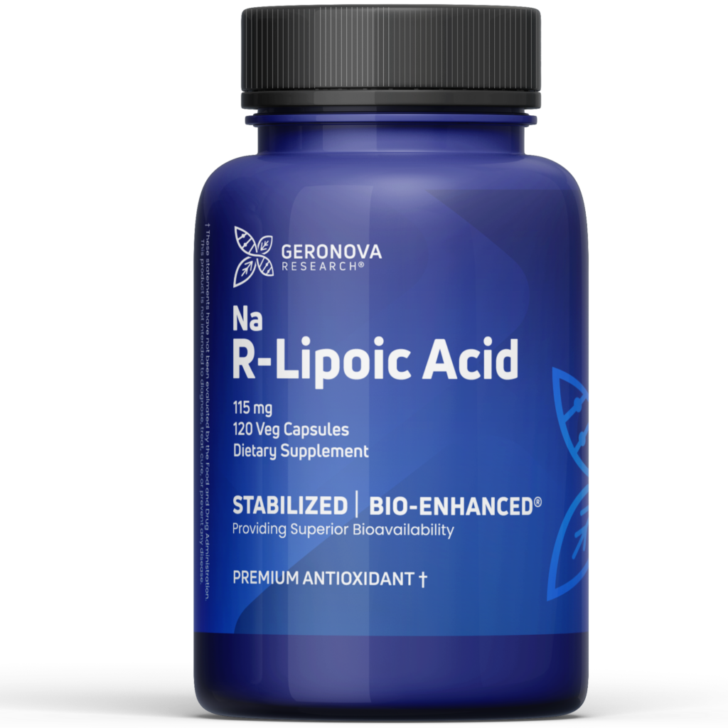 Geronova Research R-Lipoic Acid 90 Vcaps