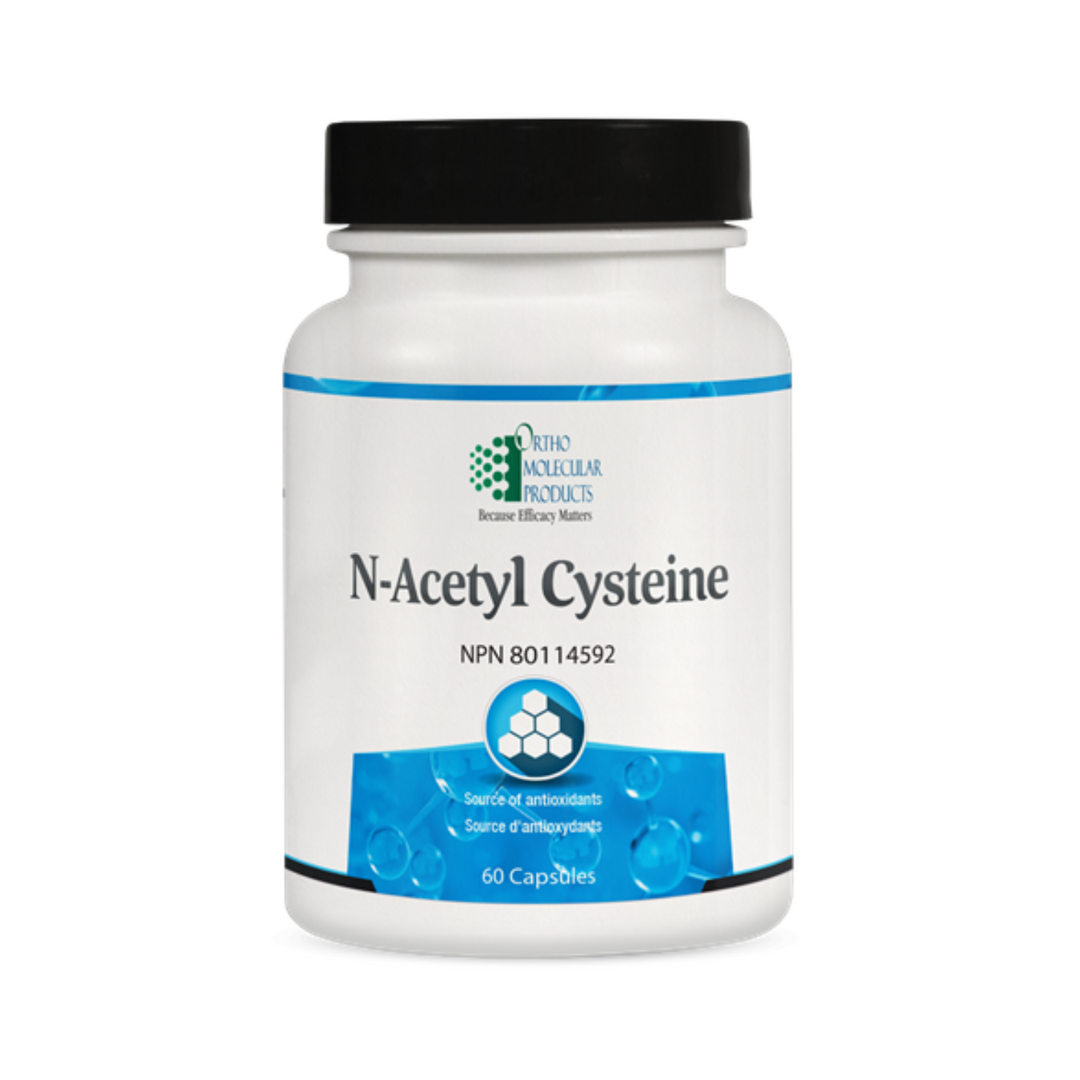 Ortho Molecular N-Acetyl Cysteine 60 Capsules