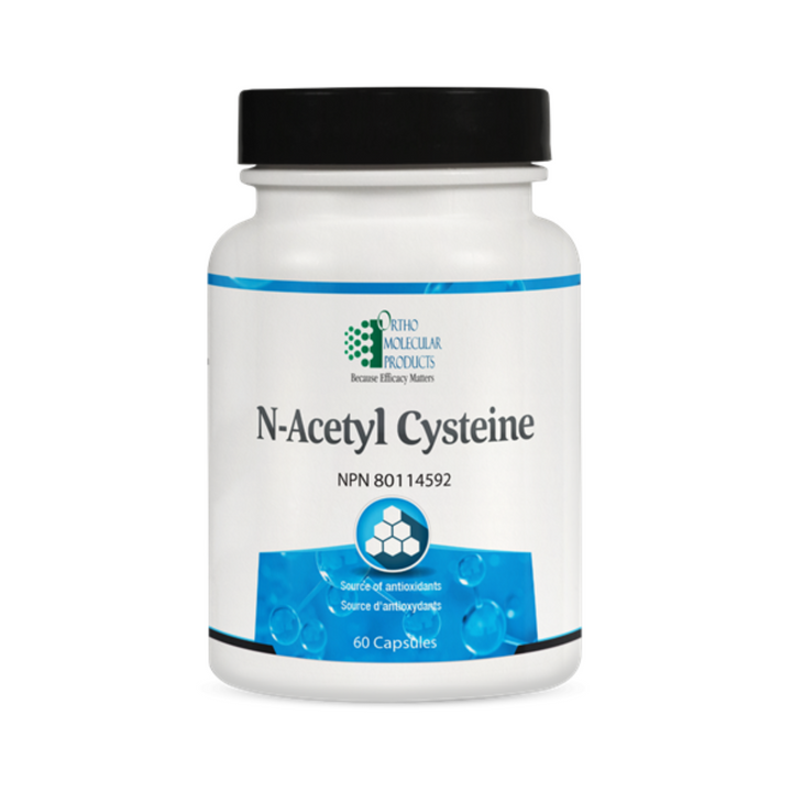 Ortho Molecular N-Acetyl Cysteine 60 Capsules