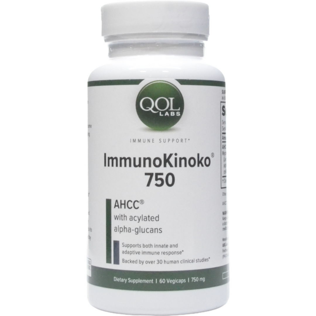 QOL Labs ImmunoKinoko 750 mg 60 Vcaps
