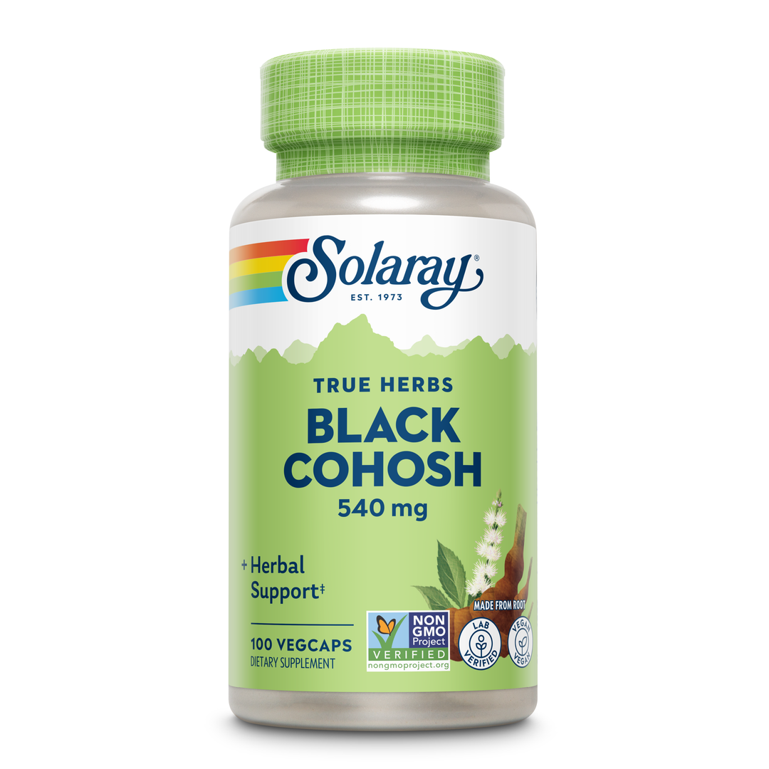 Solaray Black Cohosh 540mg 100 Vcaps - 2 Pack