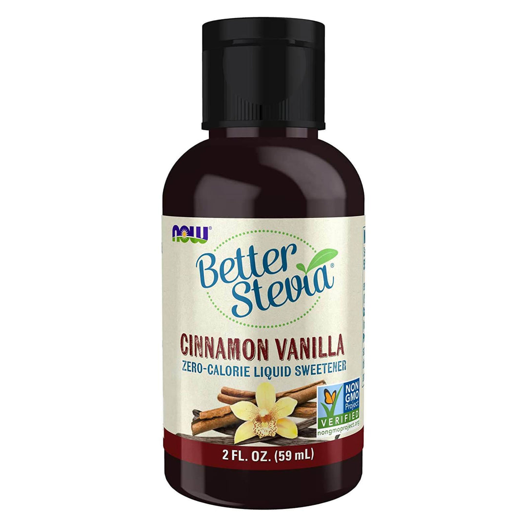 Now Foods BetterStevia Cinnamon Vanilla 2 Oz - 6937 - 2 Pack