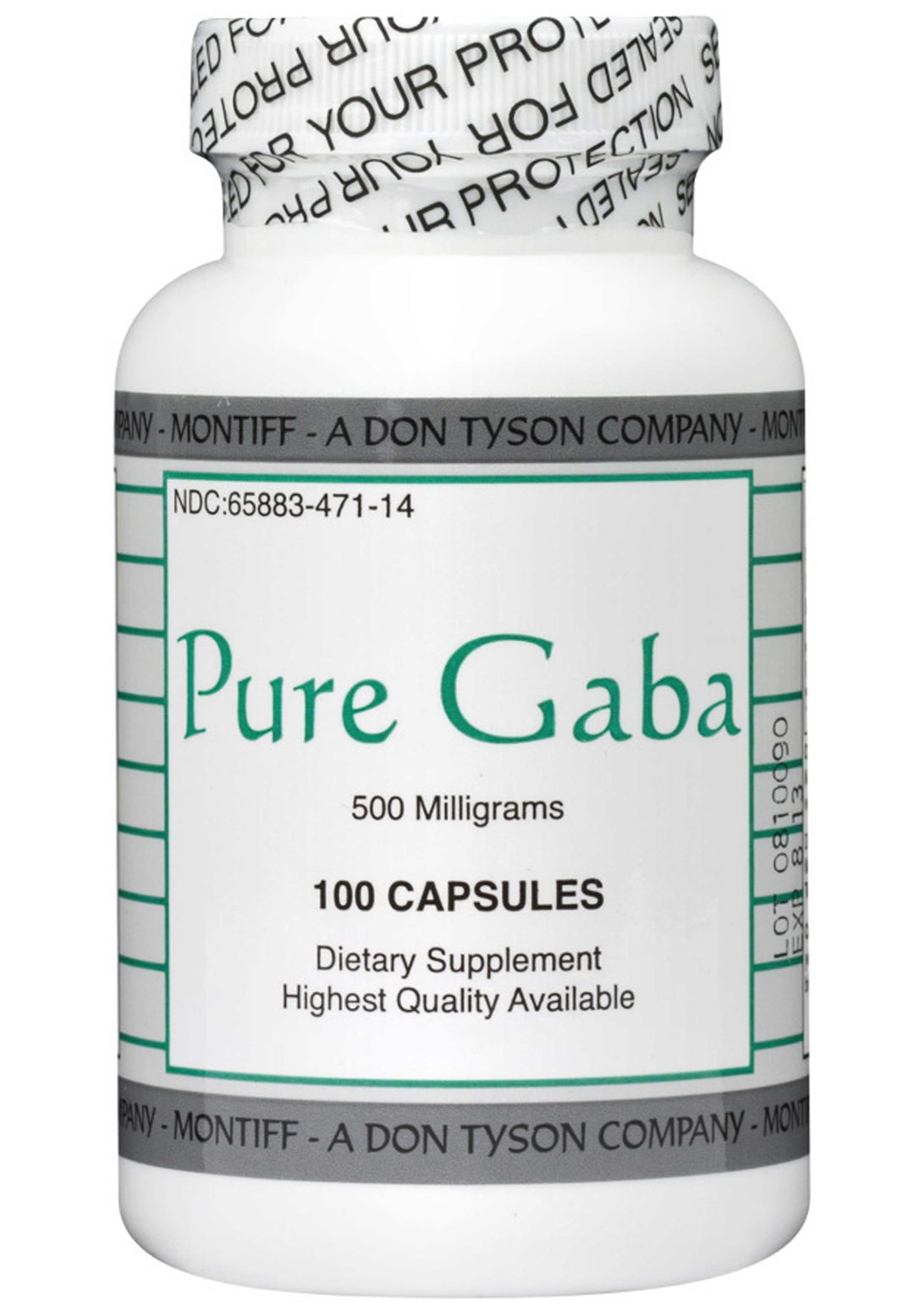 Montiff Pure GABA 500 mg 100 Capsules