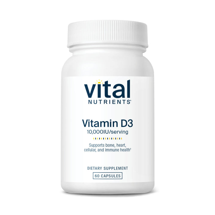Vital Nutrients Vitamin D3 10,000 IU 60 Vcaps