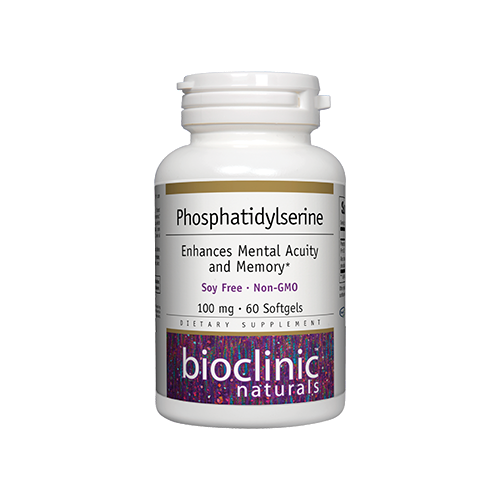 Bioclinic Naturals Phosphatidylserine 100mg 60 Softgels - 2 Pack