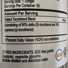 A.C. Grace Unique E Tocotrienols 125mg 90 Softgels - 2 Pack