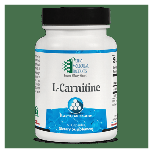 Ortho Molecular L-Carnitine 120 Capsules