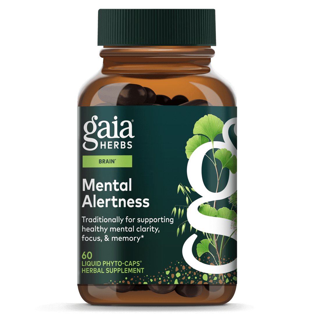 Gaia Herbs Mental Alertness 60 Capsules - 3 Pack