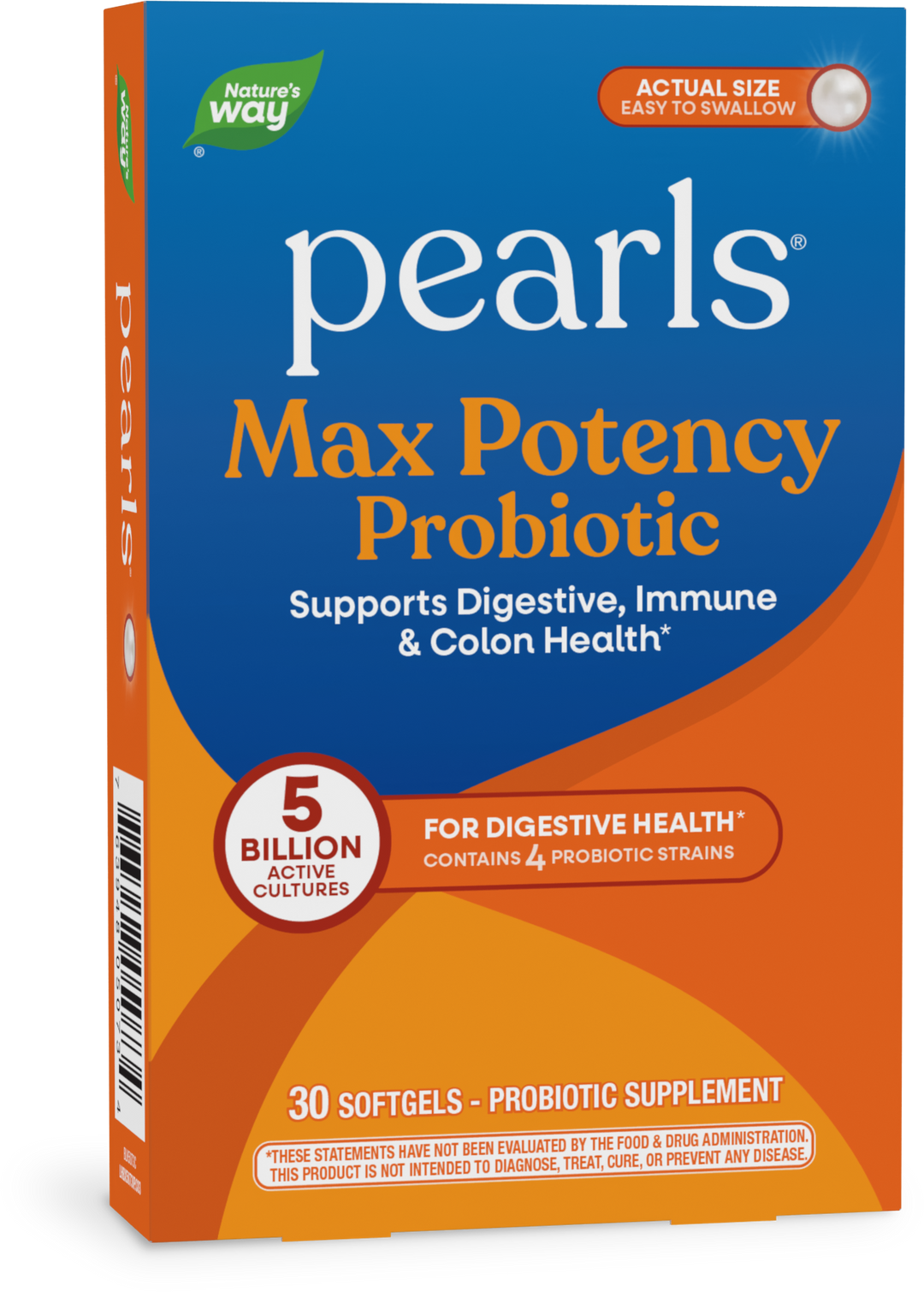 Nature's Way Probiotic Pearls Complete Digestive Health 90 Softgels