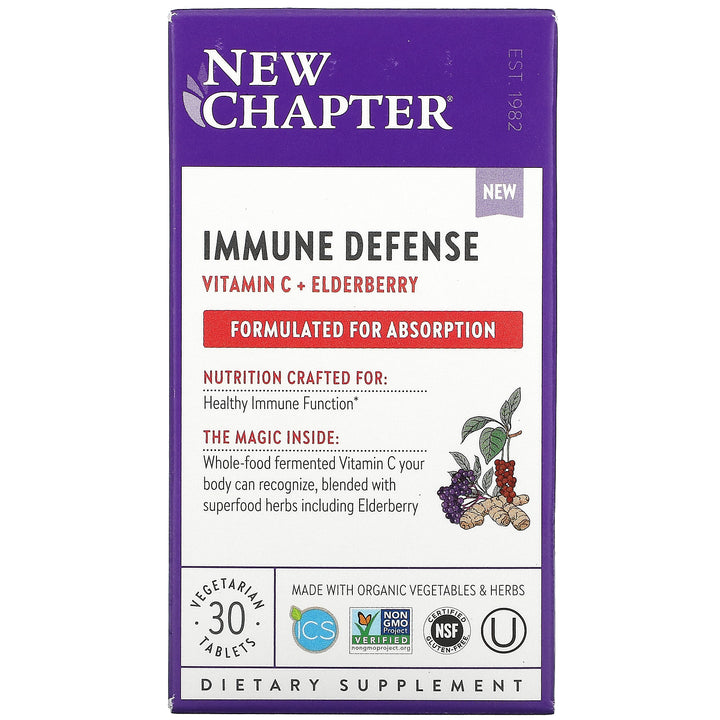 New Chapter Fermented Vitamin C 30 Vegan Tablets