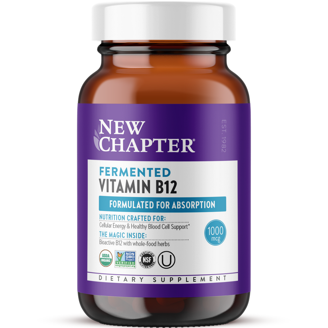 New Chapter Fermented Vitamin B12 30 Tablets