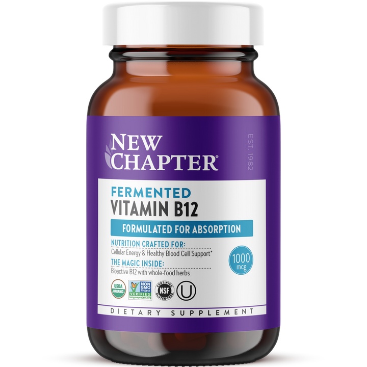 New Chapter Fermented Vitamin B12 30 Tablets