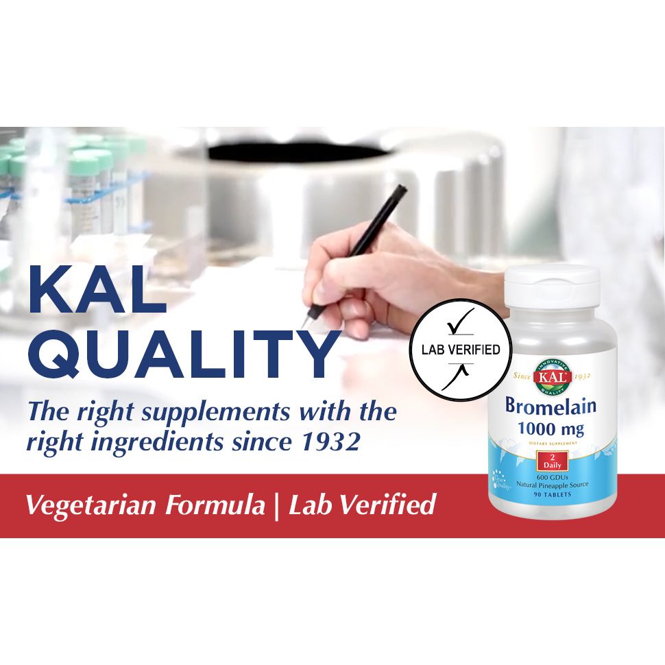 KAL Bromelain 100 Chewables