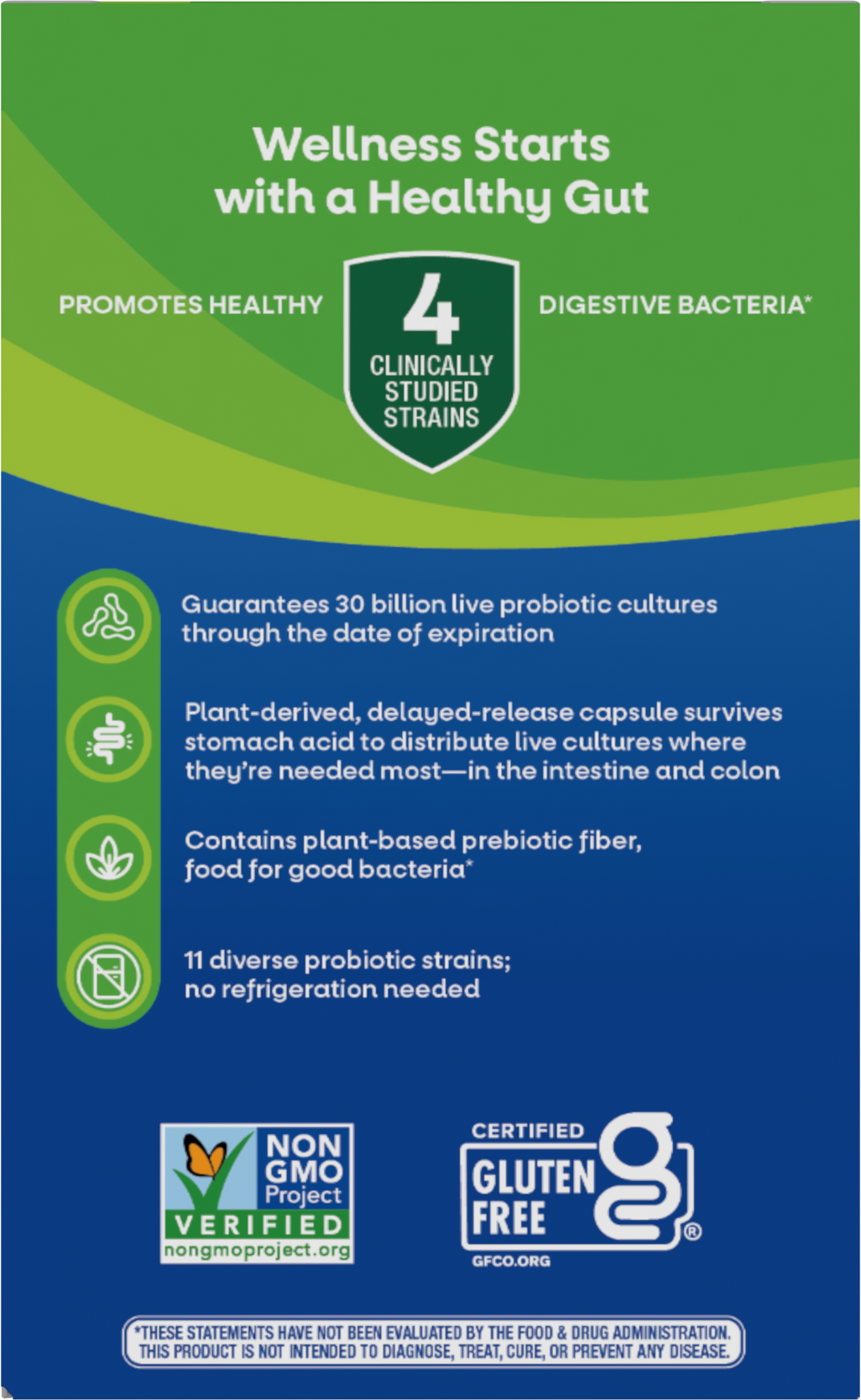 Nature's Way Fortify 30 Billion Daily Probiotic Adults 50+ 30 Capsules