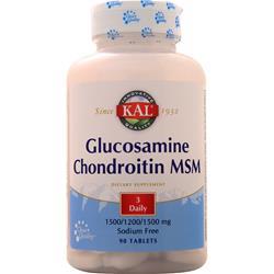 KAL Glucosamine Chondroitin MSM 60 Vcaps