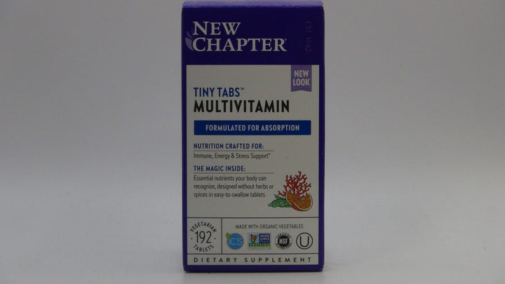New Chapter Tiny Tabs Multivitamin 192 Vtabs