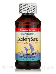 Herbs For Kids Eldertussin Edlerberry Syrup 4oz
