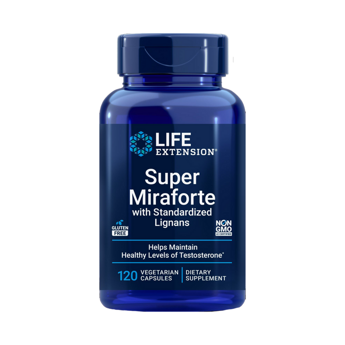Life Extension Super Miraforte with Standardized Lignans 120 Capsules