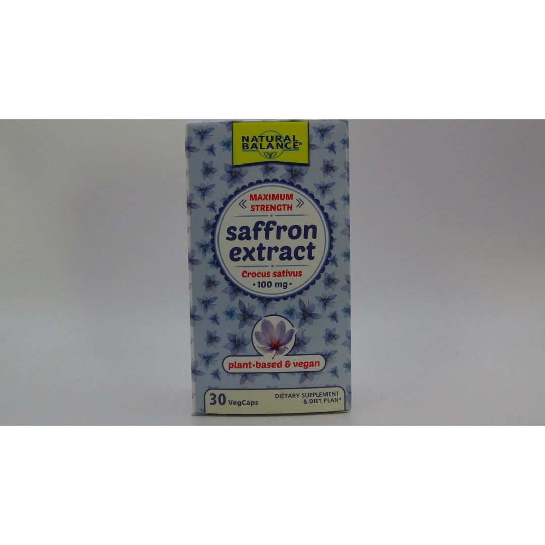 Natural Balance Saffron Extract 100 mg 30 Vcaps