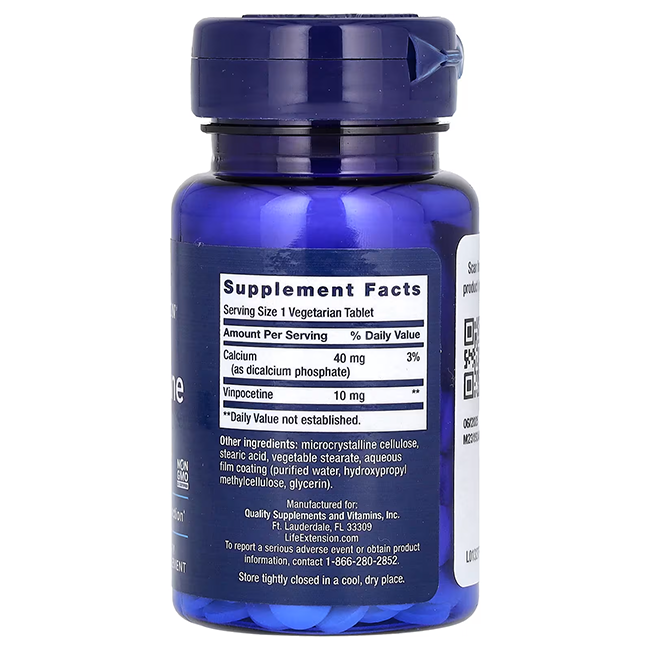 Life Extension Vinpocetine 10 mg 100 Tablets