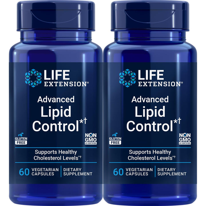Life Extension Advanced Lipid Control 60 Vcaps - 2 Pack