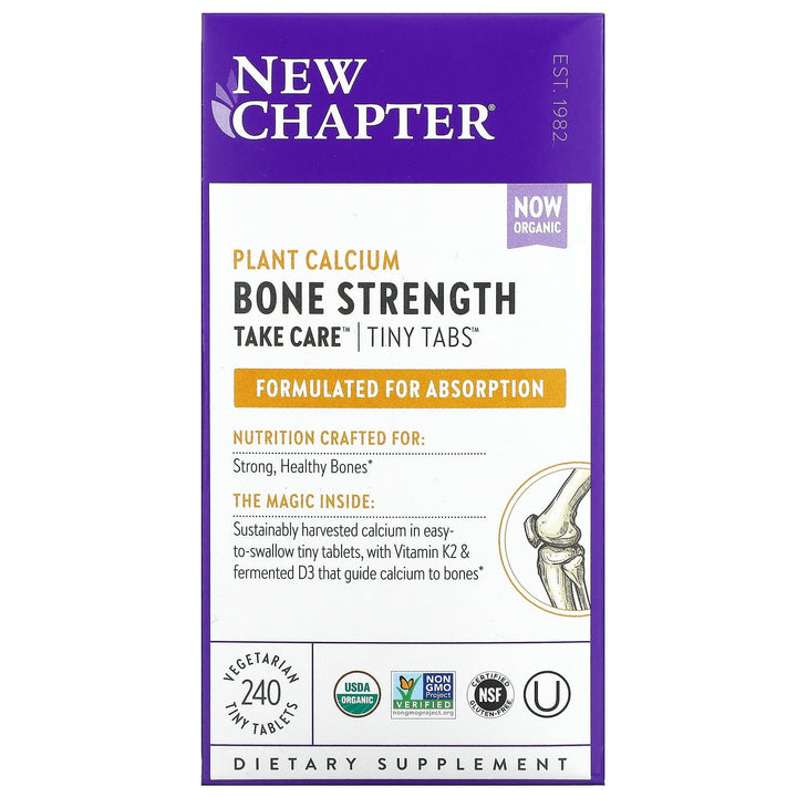 New Chapter Bone Strength Take Care 240 Tiny Tabs